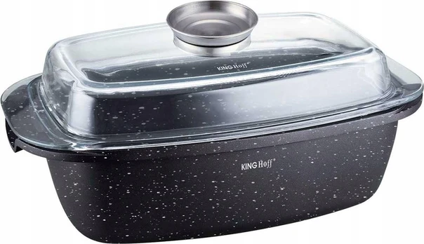 King Hoff KingHoff Kinghoff marmurinė keptuvė 5,5l + dangtelis kh-1608