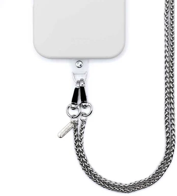 Crong Phone Crossbody – telefono dirželis (sidabrinė nuoroda)