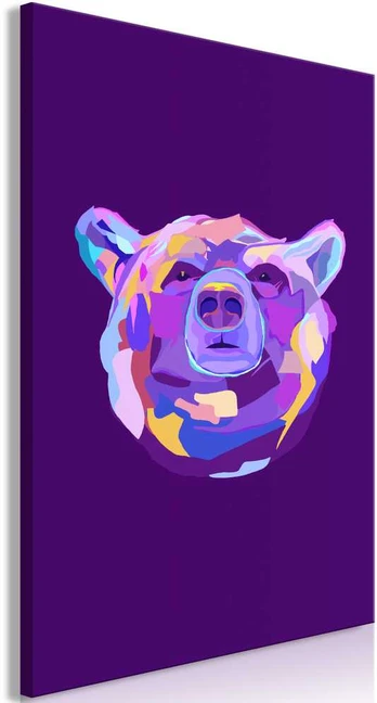Artgeist Paveikslas - Colourful Bear (1 Part) Vertical