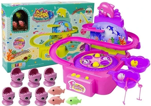 Stalo žaidimas LEAN Toys Cutee Dolphins Park LT7417, EN