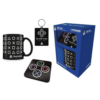 Playstation Onyx Mug + Coaster + Keychain Gift Set