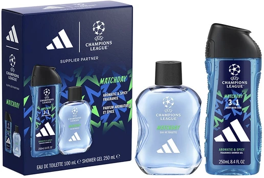 Adidas Uefa Champions Matchday Estuche 2 Piezas