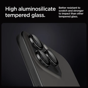 Kameros apsauga Spigen OPTIK.TR 2-PACK IPHONE 14 PRO / 14 PRO MAX Juoda