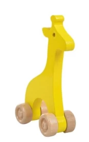 Stumiamas žaislas Wood&Joy Giraffe 109TRS1133, 15 cm kaina