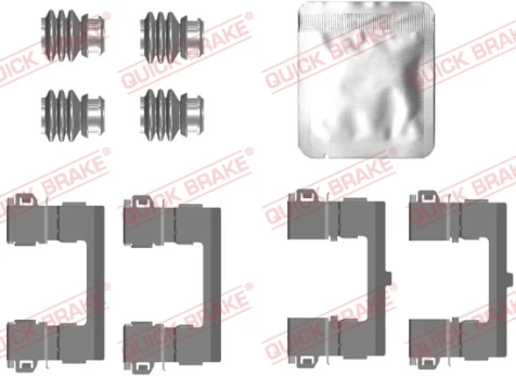 QUICK BRAKE QB109-0112 Brake pad fitting kit
