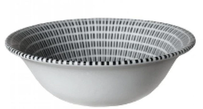 Dubenėlis Claytan, balta/juoda, 15.8 cm