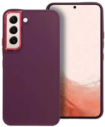 Dėklas Oem FRAME Case for SAMSUNG S22 violetinė