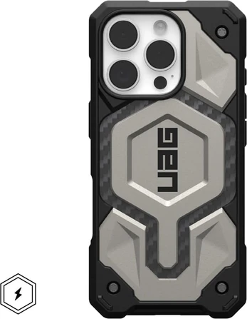 UAG Monarch Pro Case with MagSafe for iPhone 16 Pro - Titanium