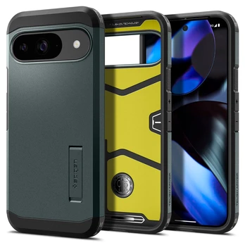 SPIGEN TOUGH ARMOR GOOGLE PIXEL 9 | 9 PRO ABYSS Žalias