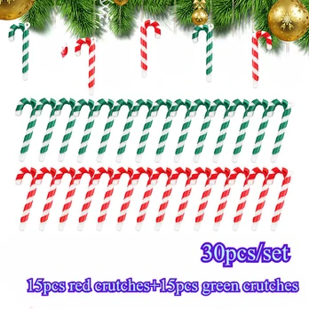 Saldainių stiklainis, 30pcs/set Cane+Crutch
