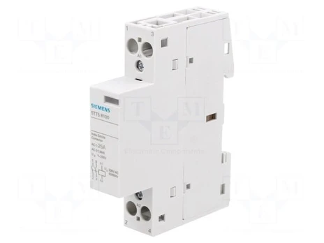 Contactor: 2-pole installation | 25A | 230VAC | NO x2