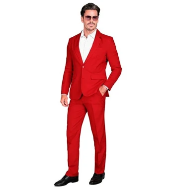 „RAUDONAS VAKARĖLINIS KOSTIUMAS“ (švarkas, kelnės)