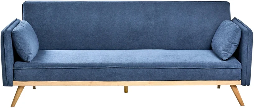 Beliani Išskleidžiama sofa ASAA, mėlyna