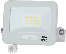 10W LED prožektorius su judesio davikliu, baltas, 3000K