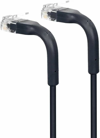 Fuj:tech CAT6A U/UTP -verkkokaapeli, taipuva, 3m, musta