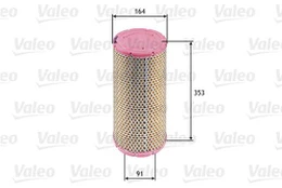Oro filtras VALEO 585624 kaina