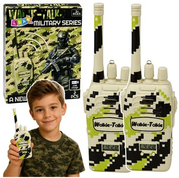 Karinės racijos vaikams Walkie Talkies, 2 vnt.