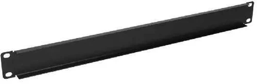 Extralink 1U 19" | Front Blank Panel | Juodas
