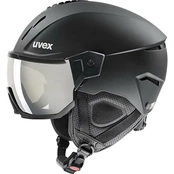 Slidinėjimo šalmas Uvex Instinct Visor, juodas, 60-62 cm