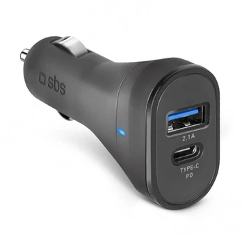 Charger SBS Car 15W USB/USB-C