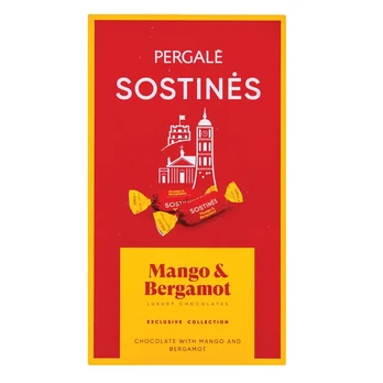 Saldainiai mangas ir bergamotė PERGALĖ SOSTINĖS, 140 g