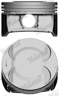NURAL 87-435300-00 Piston