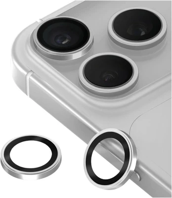 Szkło na objektyvas aparatu UNIQ Optix Prime Camera Lens Protector do iPhone 18 Pro / iPhone 18 Pro Max sidabrinė su aplikatorem