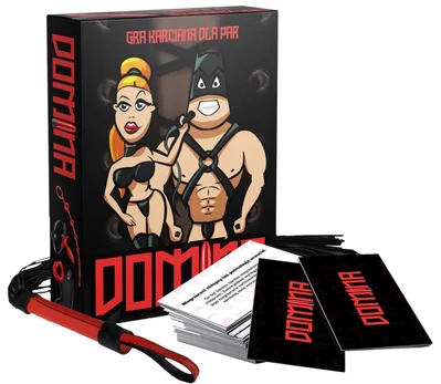 DOMINA Card Game for Couples - 50 Task Cards & Dynamic Role Play Set