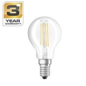 Lemputė Standart LED, P45, šiltai balta, E14, 4.3 W, 470 lm kaina