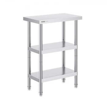 Darbo stalas, 35.6x61x86.4 cm, nerūdijantis plienas