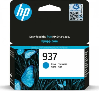 HP 937 Cyan Original Ink Cartridge