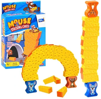 Jokomisiada Arcade game Mouse Jenga tower GR0499