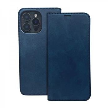Dėklas Telforceone Smart Suede case for iPhone 7 / 8 / SE 2020 / SE 2022 navy mėlynas
