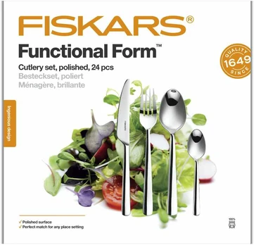 FISKARS Rinkinys SZTUĆCÓW 24szt. BŁYSZCZĄCE FF