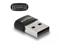 Adapteris USB Delock DELOCK USB 2.0 Adapteris USB Typ-A St > USB Type-C Bu juodas