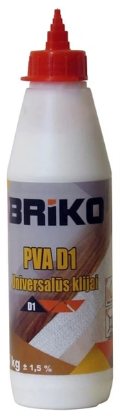 Klijai universalūs Briko PVA D1, 0.5 kg
