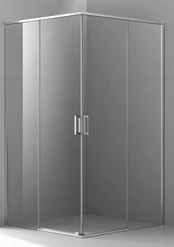 Dušo kabina AW1142 90x90 pilka be pado kaina