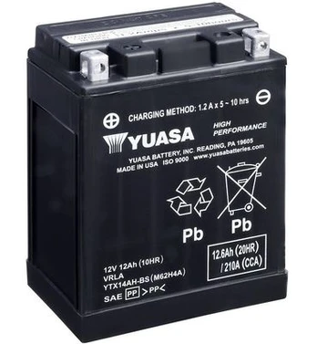 YUASA YTX14AH-BS Starterio akumuliatorius