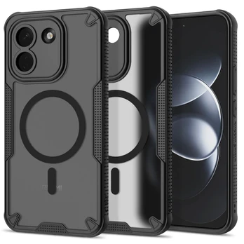 Matinis juodas dėklas Xiaomi Redmi Note 17 Pro Max 5G telefonui "Tech-Protect Rugged Shield Magsafe"