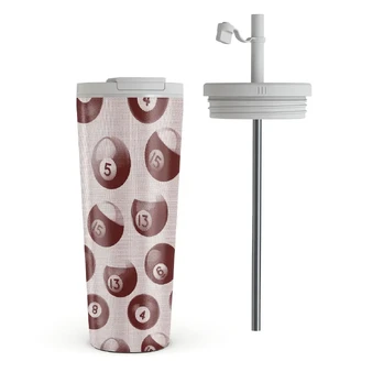 Cue - Travel Mug, 700 ml / Flap & Straw Set