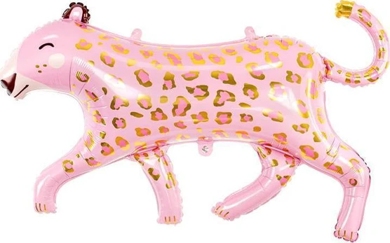 PartyDeco Folija Balion Leopard, 114x80 cm, mix