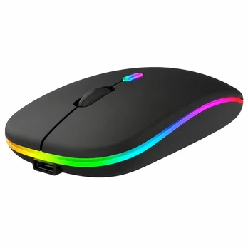 Belaidė mini pelė Bluetooth, USB-C imtuvas, juoda, 1 vnt.