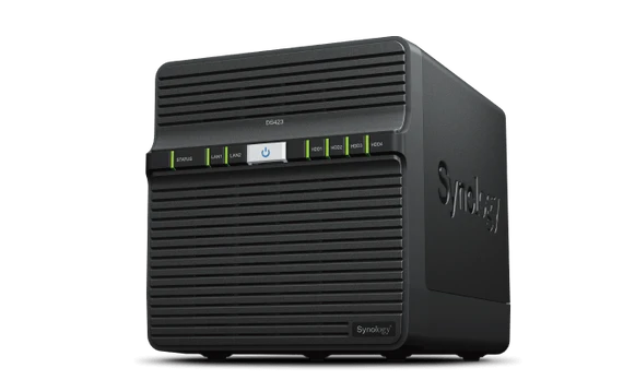 NAS įrenginys Synology DS423 Tower NAS, 4 diskų skyriai