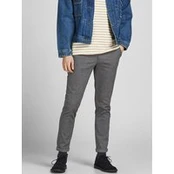 Jack & Jones Chinos kelnes Marco 12206198 Pilka Slim Fit