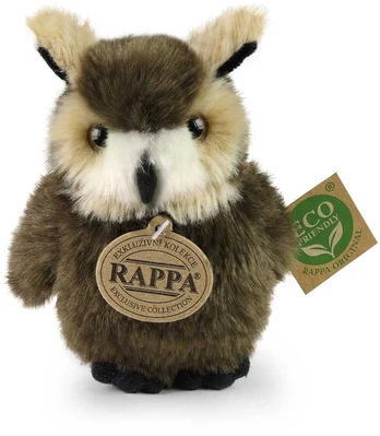 Rappa Plush owl 13 cm ECO-FRIENDLY