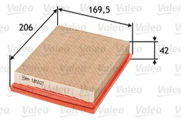 Oro filtras VALEO 585027 kaina
