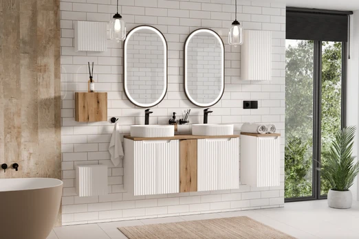 Viršutinė spintelė 30 cm, 1 durys, NOVA WHITE 83-30-1D