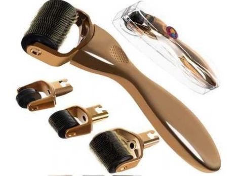 Needle mesotherapy face massager roller roller 3in1
