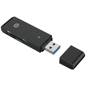 CONCEPTRONIC SD+MicroSD Card Reader USB 3.0 juodas