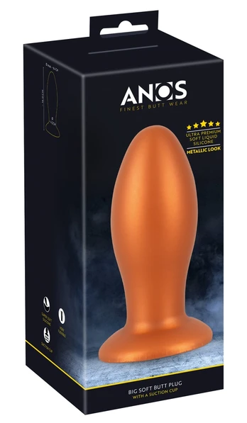 Anos Big soft butt plug with s Analinis kaištis